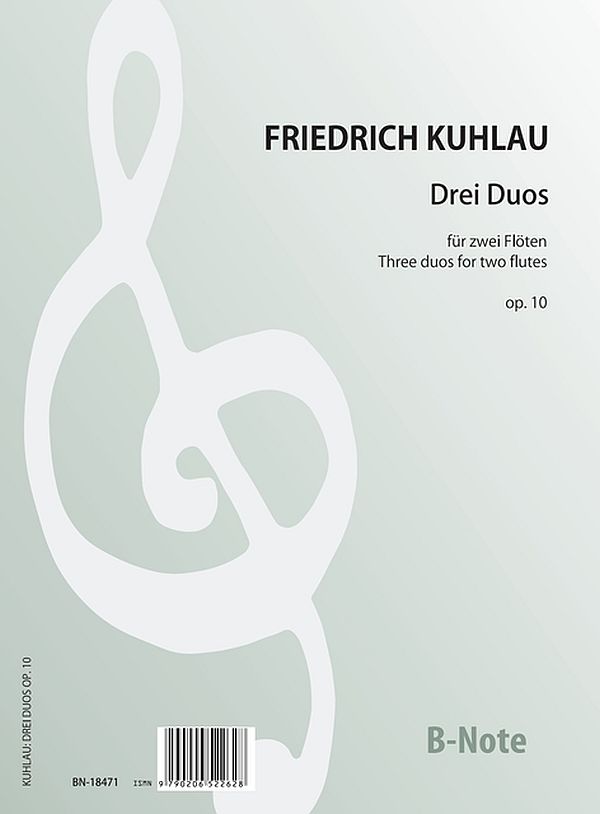 Drei Duos op.10&nbsp;&nbsp;für 2 Flöten&nbsp;&nbsp;Partitur und Stimmen