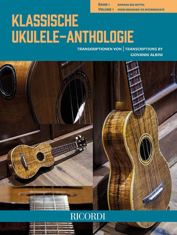 Klassische Ukulele-Anthologie Band 1&nbsp;&nbsp;für Ukulele&nbsp;&nbsp;