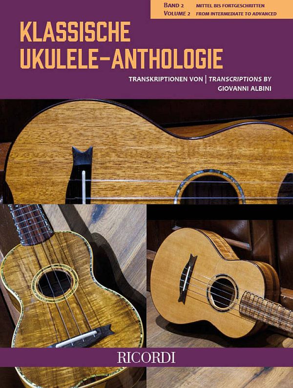 Klassische Ukulele-Anthologie Band 2&nbsp;&nbsp;für Ukulele&nbsp;&nbsp;