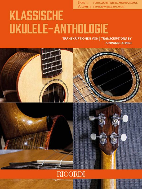 Klassische Ukulele-Anthologie Band 3&nbsp;&nbsp;für Ukulele&nbsp;&nbsp;