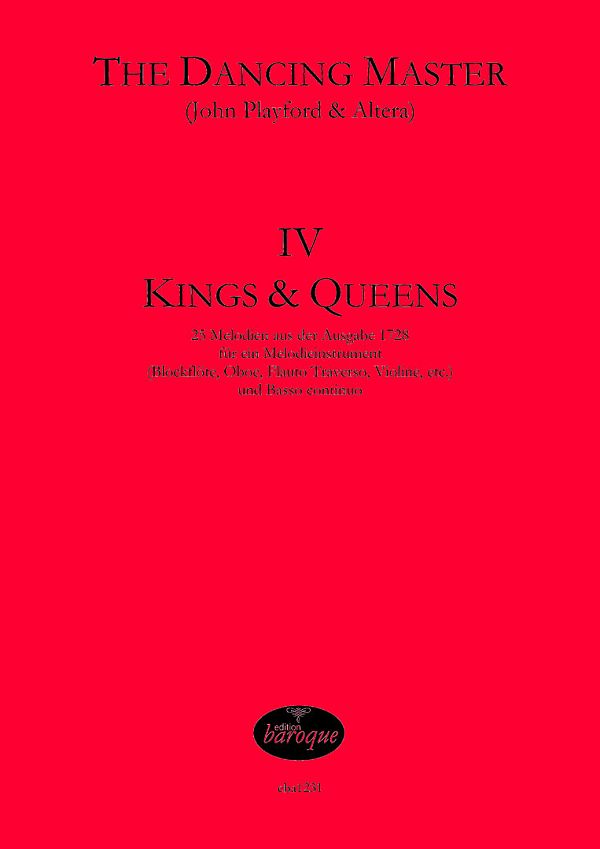4 Kings & Queens  für ein Melodieinstrument und Bc   