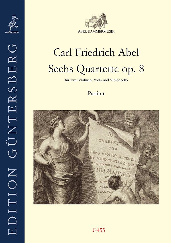 6 Quartette op.8  für 2 Violinen, Viola und Violoncello  Partitur