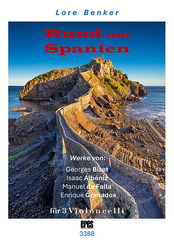Rund um Spanien&nbsp;&nbsp;für 3 Violoncelli&nbsp;&nbsp;Partitur und Stimmen