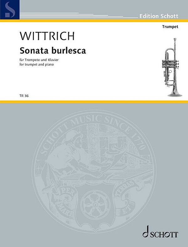 Sonata burlesca  für Trompete und Klavier  