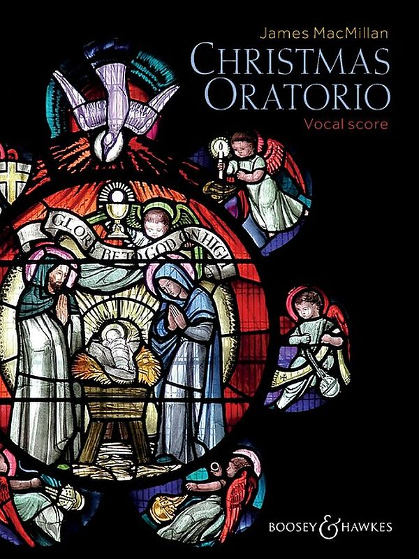 Christmas Oratorio  for soprano and baritone soli, mixed chorus and orchestra  vocal score (en)
