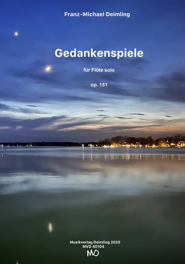 Gedankenspiele op.151  für Flöte solo   