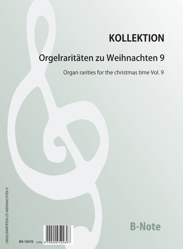 Orgelraritäten zu Weihnachten Band 9&nbsp;&nbsp;für Orgel&nbsp;&nbsp;