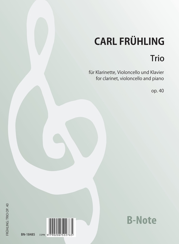 Trio  op.40  für Klarinette, Cello und Klavier  