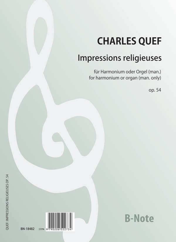 Impressions religieuses  op.54  für Harmonium (Orgel man.)  