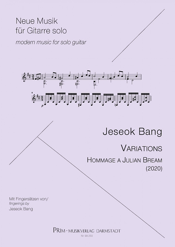 Variations - Hommage a Julian Bream (2020)  für Gitarre solo  