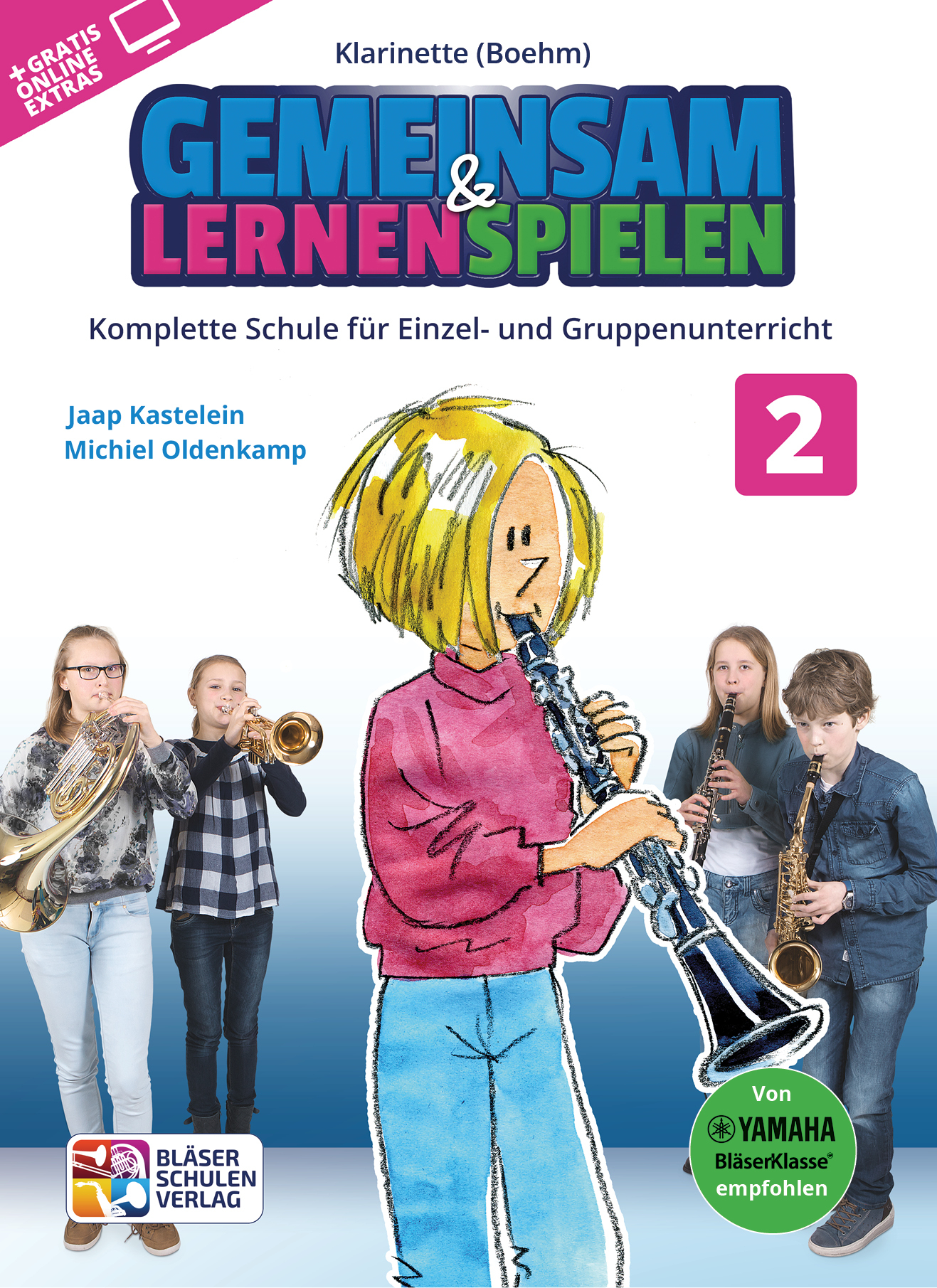 Gemeinsam Lernen und Spielen Band 2  Klarinette  Buch + Online-Audio