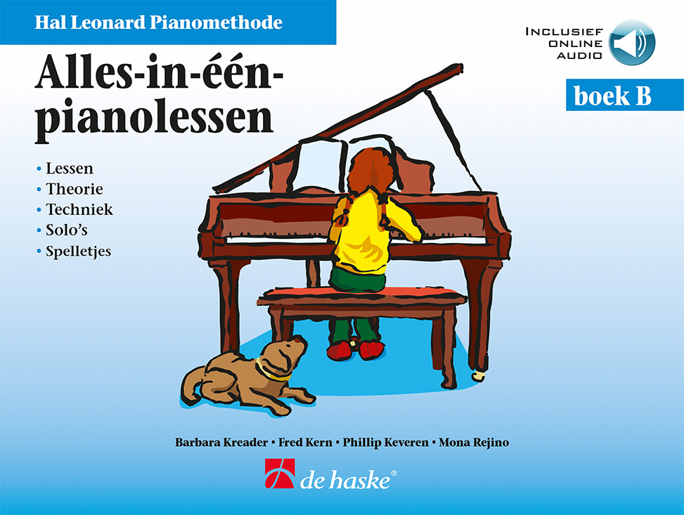 Alles-in-één-pianolessen boek B&nbsp;&nbsp;Klavier&nbsp;&nbsp;Buch + Online-Audio