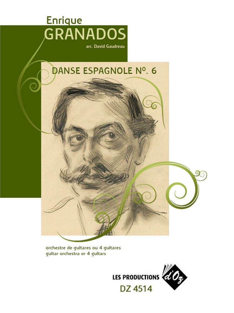 Danse espagnole No. 6&nbsp;&nbsp;Gitarrenquartett&nbsp;&nbsp;Partitur + Stimmen