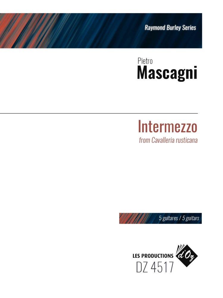 Intermezzo (from Cavalleria rusticana)&nbsp;&nbsp;Gitarrenquintett&nbsp;&nbsp;Partitur + Stimmen