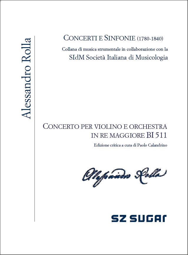Concerto per violino e orchestra BI 511  Orchestra and Violin  Buch + Einzelstimme(n)