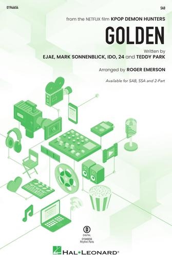 Golden  SAB  Chorpartitur