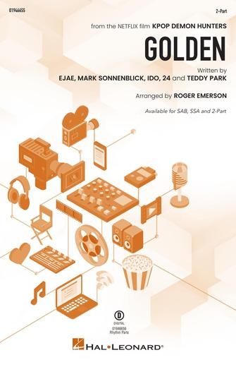 Golden  2-Part Choir  Chorpartitur