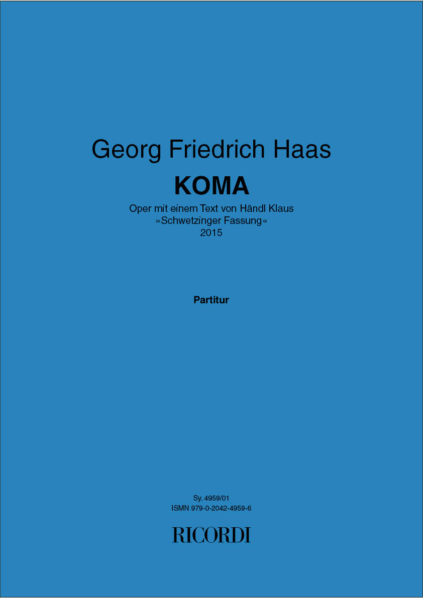 Koma&nbsp;&nbsp;Orchestra&nbsp;&nbsp;Partitur