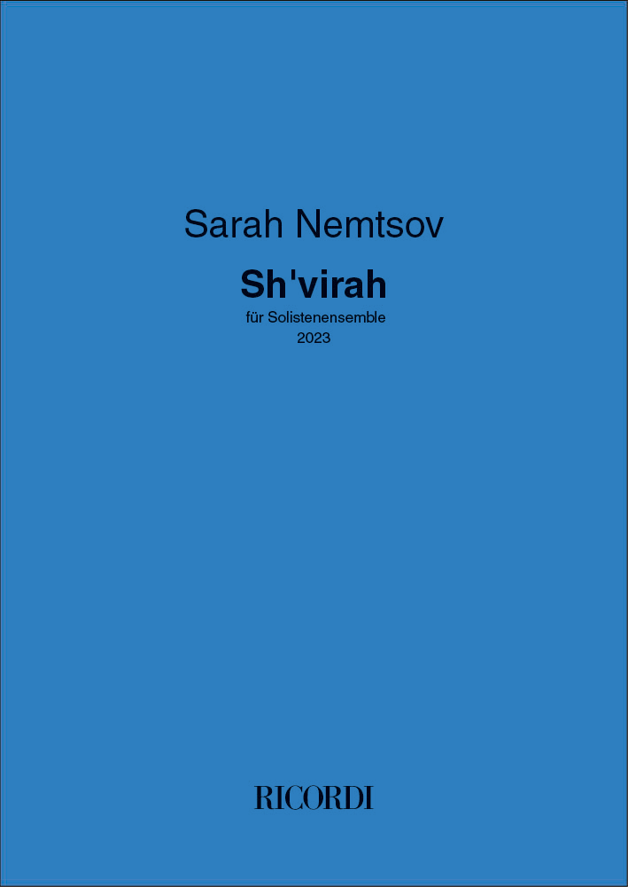 Sh'virah  Ensemble  Partitur + Stimmen