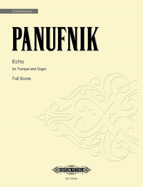 Echo&nbsp;&nbsp;for trumpet and organ&nbsp;&nbsp;full score