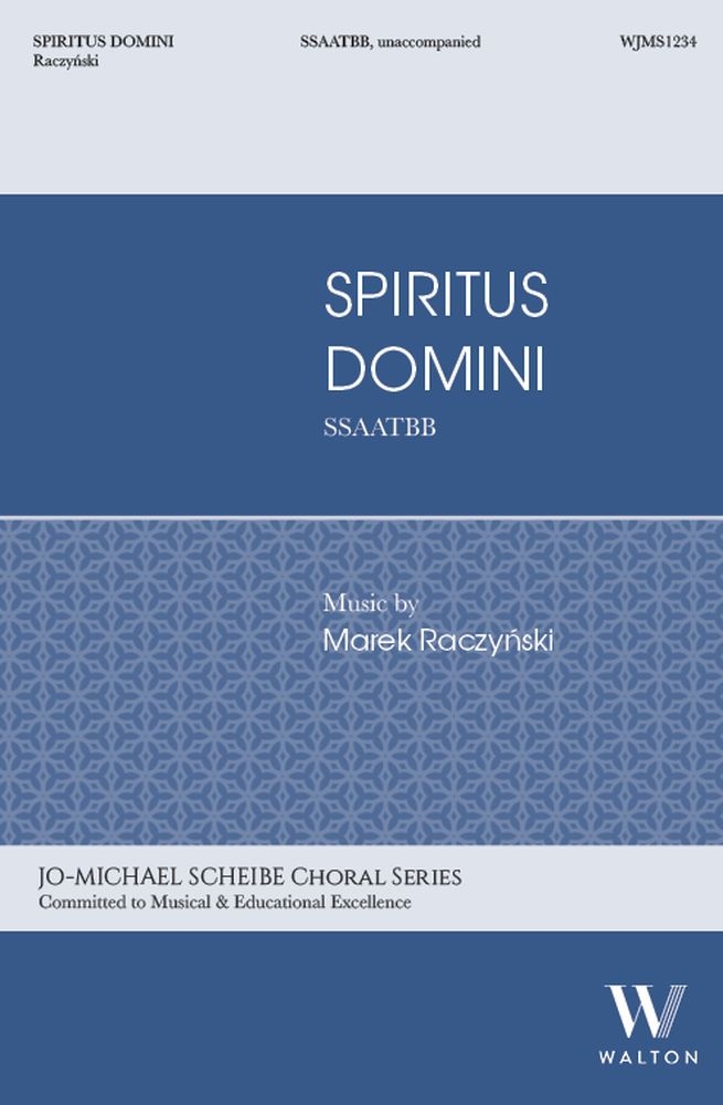 Spiritus Domini&nbsp;&nbsp;SATB divisi&nbsp;&nbsp;Chorpartitur