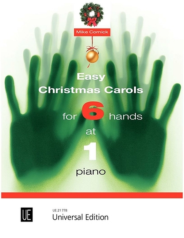 Easy Christmas Carols (+QR-Code)&nbsp;&nbsp;for 6 hands at one piano&nbsp;&nbsp;score