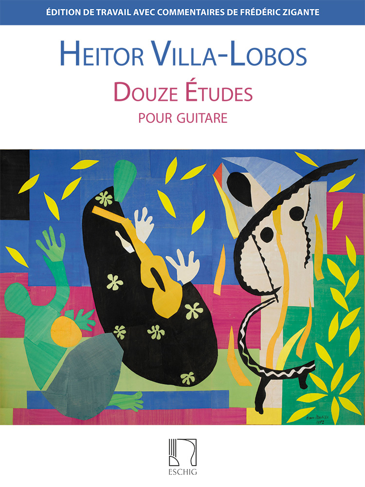 Douze Études pour guitare  Gitarre  Buch + Einzelstimme(n)