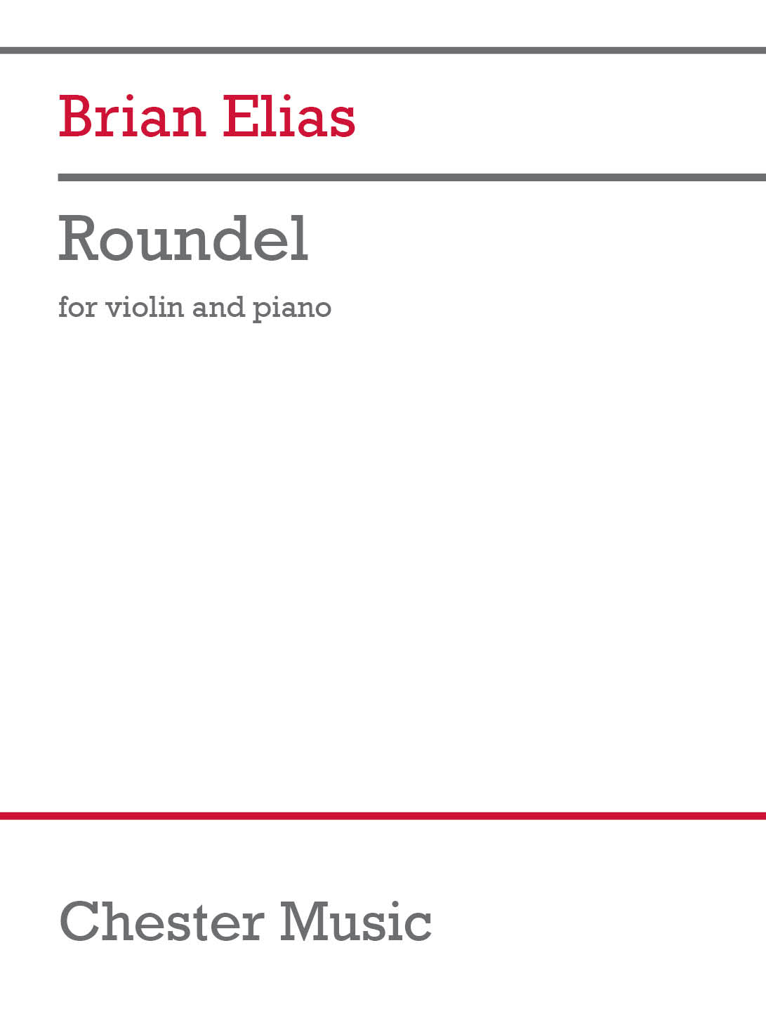 Roundel&nbsp;&nbsp;Violine und Klavier&nbsp;&nbsp;Buch + Einzelstimme(n)