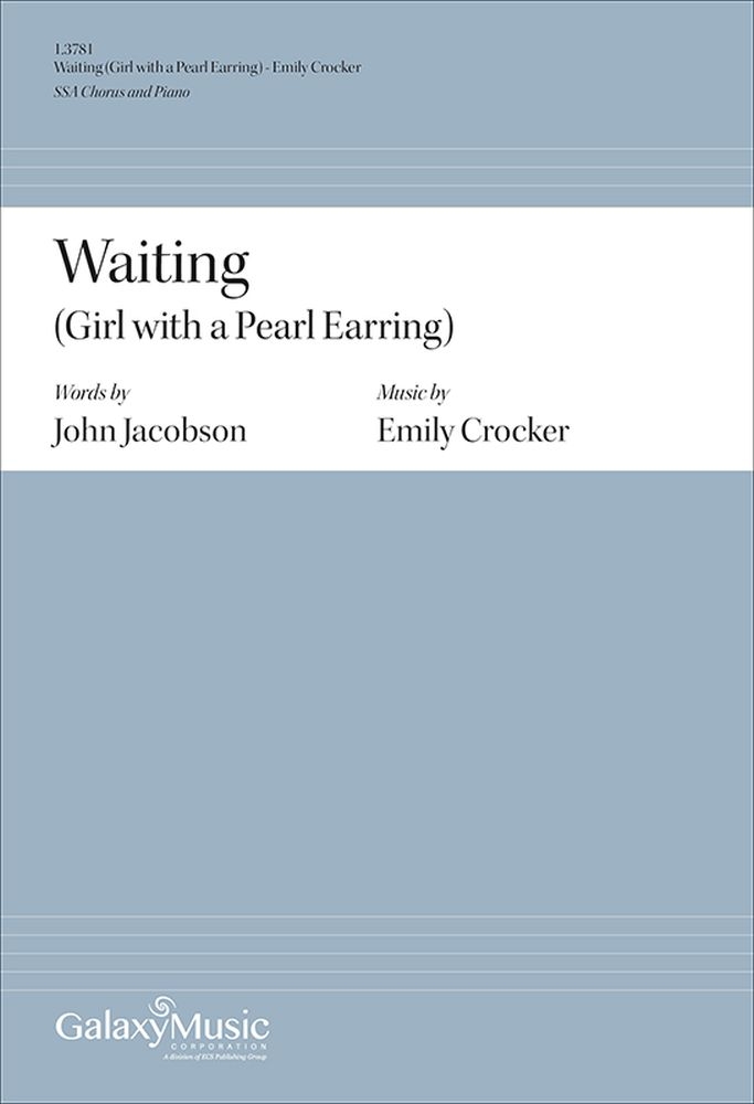 Waiting&nbsp;&nbsp;SSA and Piano&nbsp;&nbsp;Chorpartitur