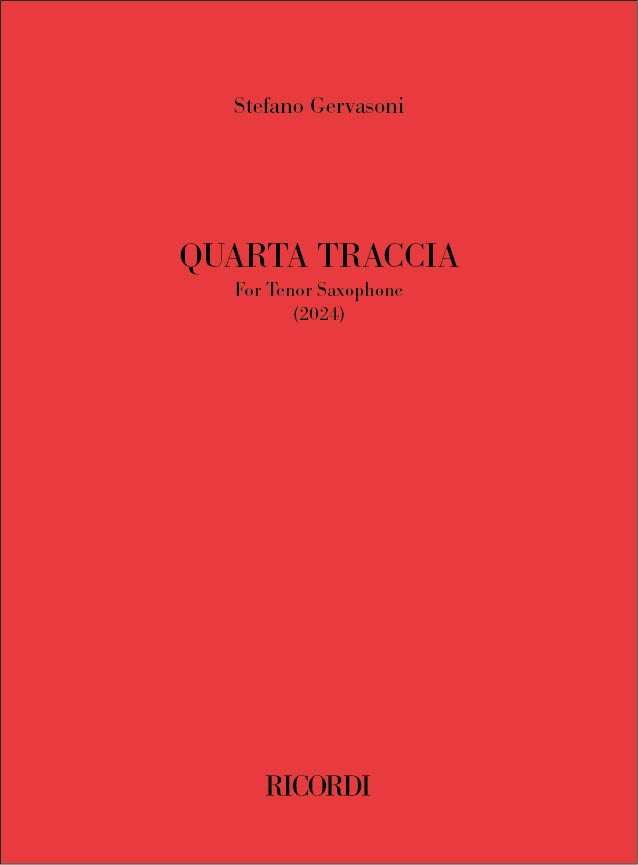 Quarta traccia  Tenorsaxophon  Buch