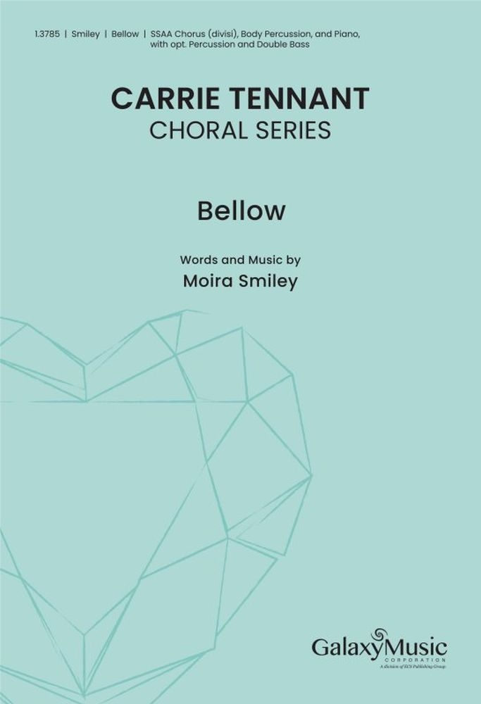 Bellow&nbsp;&nbsp;SATB divisi and Piano&nbsp;&nbsp;Chorpartitur