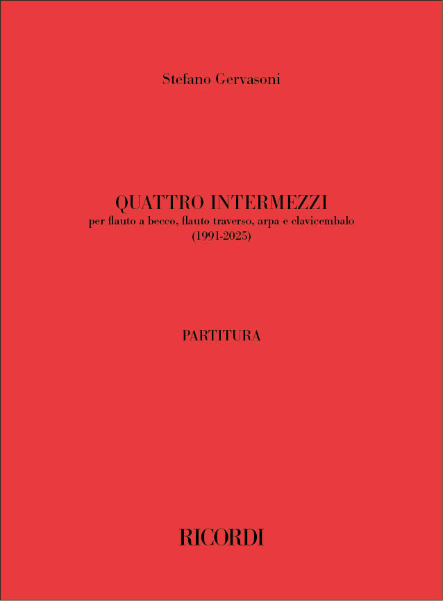 Quattro intermezzi  Ensemble [3 or more instruments]  Partitur + Stimmen
