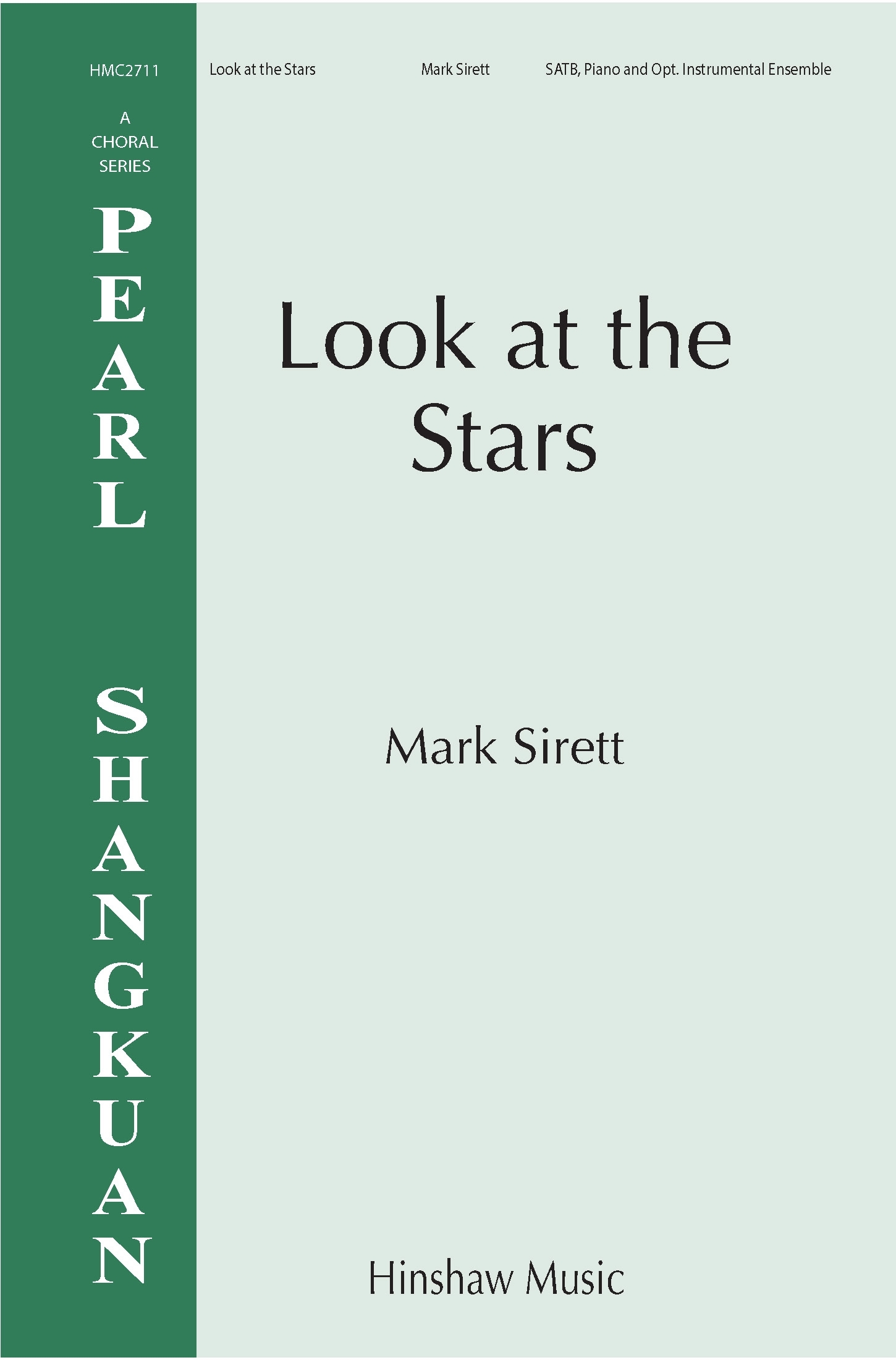 Look at the Stars&nbsp;&nbsp;SATB&nbsp;&nbsp;Chorpartitur
