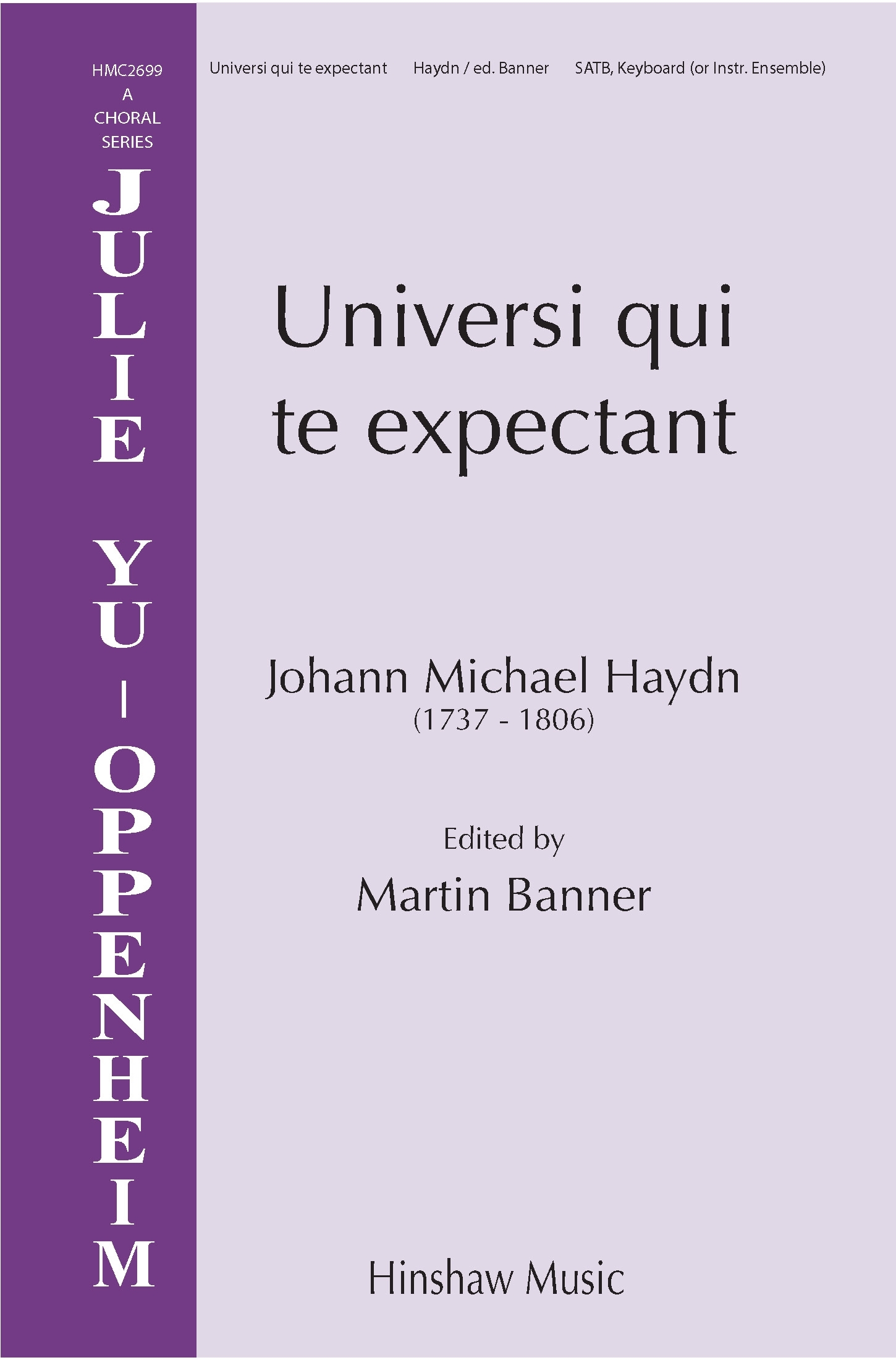 Universi Qui Te Expectant  SATB  Chorpartitur