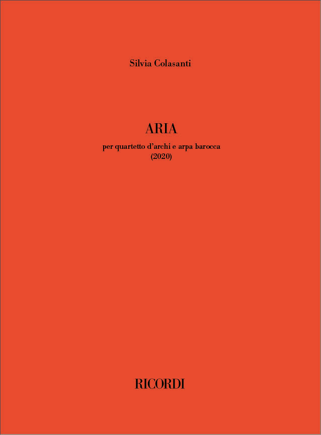 Aria&nbsp;&nbsp;String Quartet and Harp&nbsp;&nbsp;Partitur + Stimmen