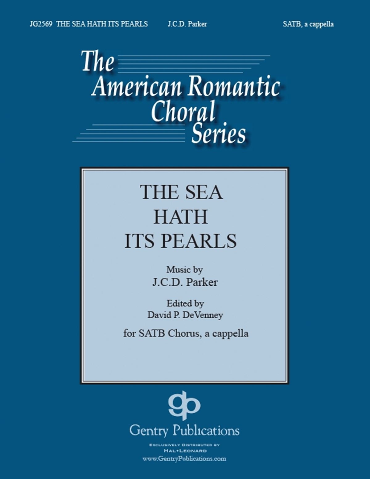 The Sea Hath Its Pearls  SATB a Cappella  Chorpartitur