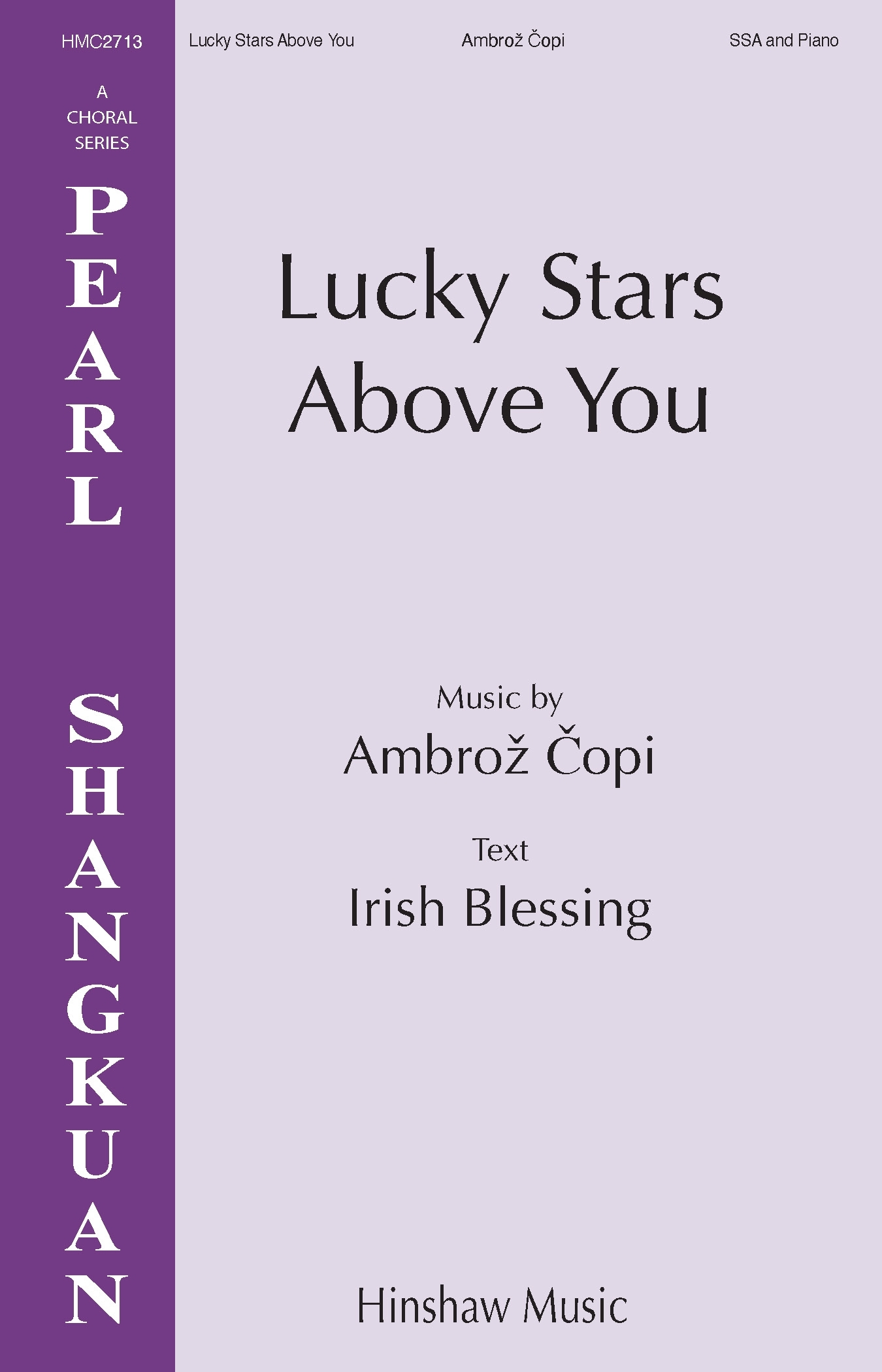 Lucky Stars Above You&nbsp;&nbsp;SA&nbsp;&nbsp;Chorpartitur