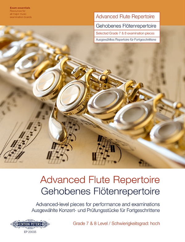 Advanced Flute Repertoire&nbsp;&nbsp;for flute solo and piano accompaniment&nbsp;&nbsp;