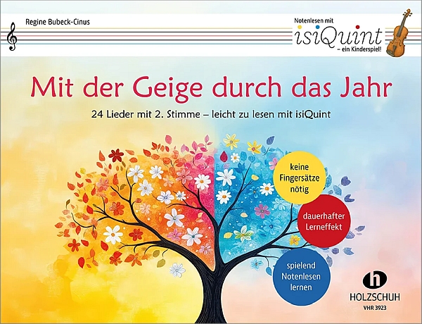 Mit der Geige durch das Jahr&nbsp;&nbsp;für Violine mit 2. Stimme&nbsp;&nbsp;