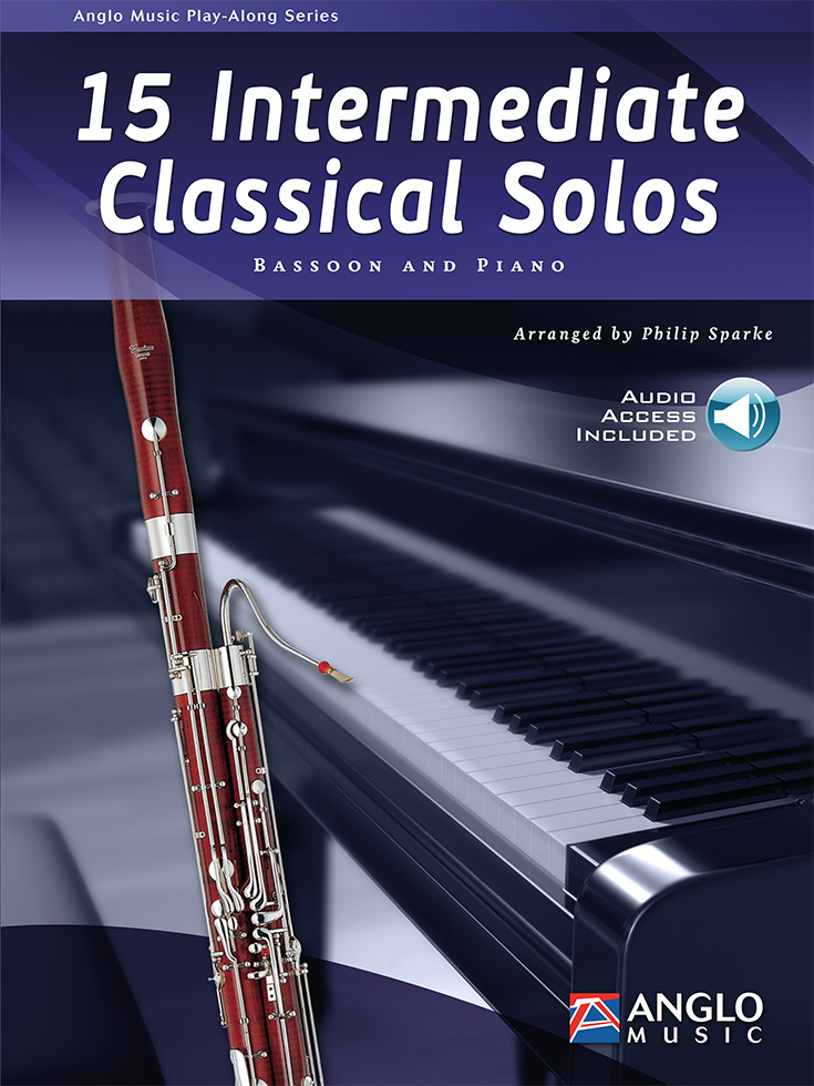 15 Intermediate Classical Solos  Fagott und Klavier  Buch + Einzelstimme + Online-Audio