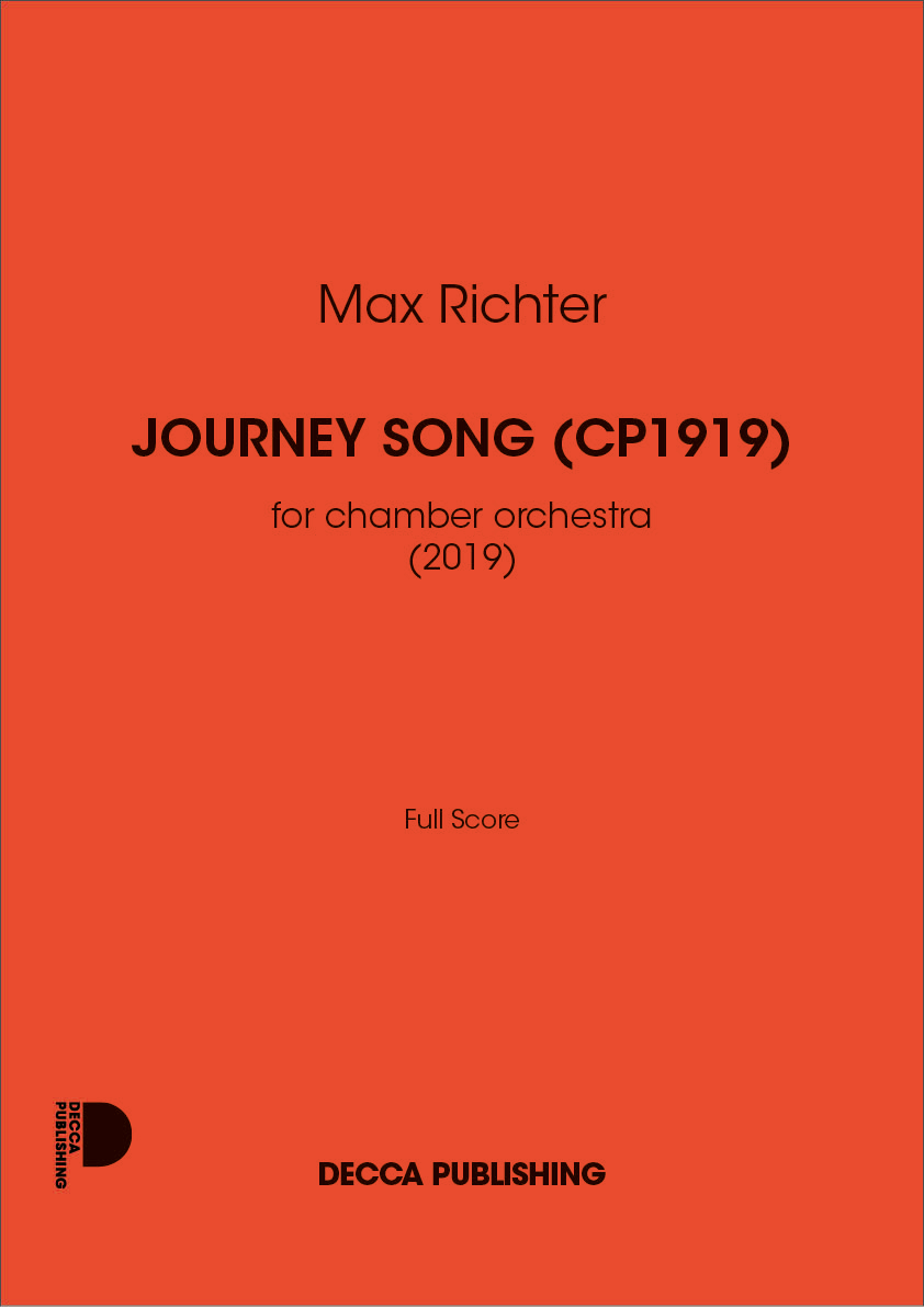 Journey song (CP1919)&nbsp;&nbsp;Chamber Ochestra&nbsp;&nbsp;Partitur