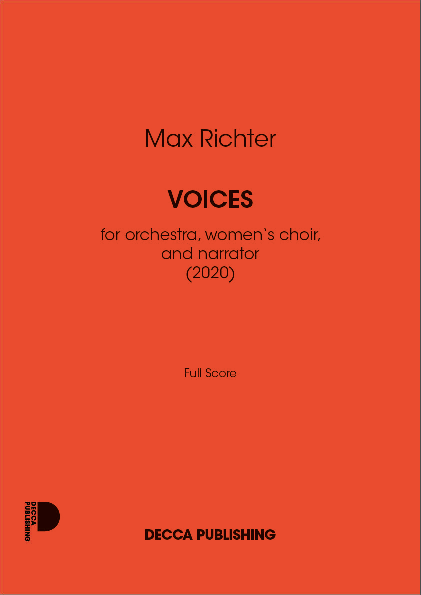 Voices&nbsp;&nbsp;Orchestra and Choir&nbsp;&nbsp;Partitur