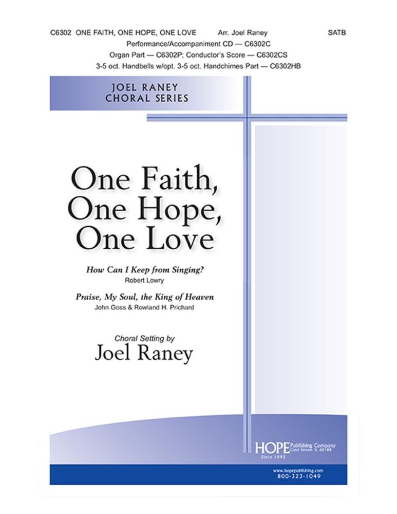 One Faith, One Hope, One Love&nbsp;&nbsp;SATB, Handbells and Piano&nbsp;&nbsp;Chorpartitur