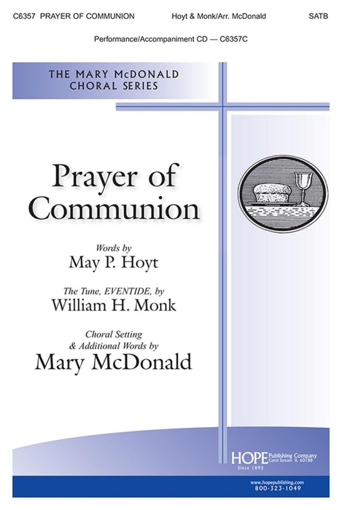 Prayer of Communion&nbsp;&nbsp;SATB&nbsp;&nbsp;Chorpartitur