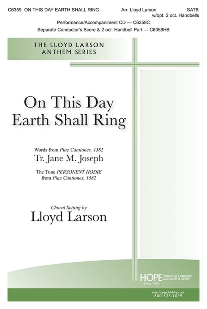 On This Day Earth Shall Ring&nbsp;&nbsp;SATB and Handbells&nbsp;&nbsp;Chorpartitur