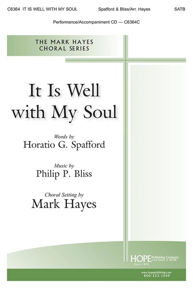 It Is Well with My Soul&nbsp;&nbsp;SATB&nbsp;&nbsp;Chorpartitur