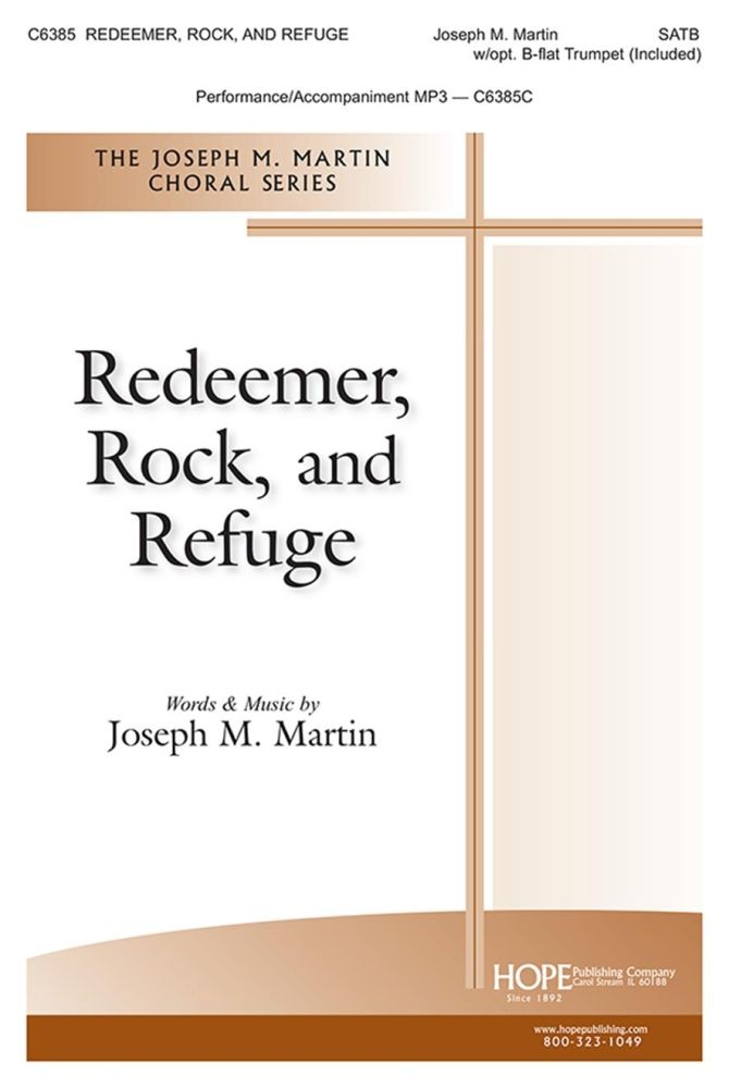Redeemer, Rock, and Refuge&nbsp;&nbsp;SATB and Trumpet&nbsp;&nbsp;Chorpartitur