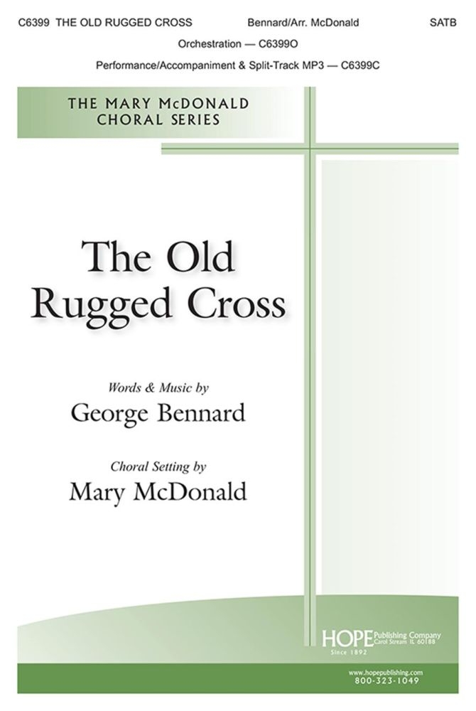 The Old Rugged Cross&nbsp;&nbsp;SATB and Orchestra&nbsp;&nbsp;Chorpartitur