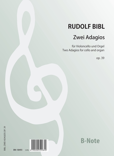 Zwei Adagios für Violoncello und Orgel op.39  Orgel,Violoncello  