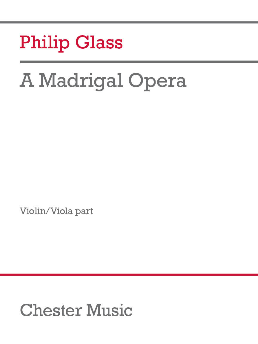 A Madrigal Opera&nbsp;&nbsp;6 Voices and Violin&nbsp;&nbsp;Einzelstimme